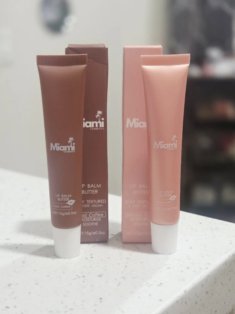 MIAMI COSMETICS Lip Balm Butter - Iced Coffee & Birthday Cake